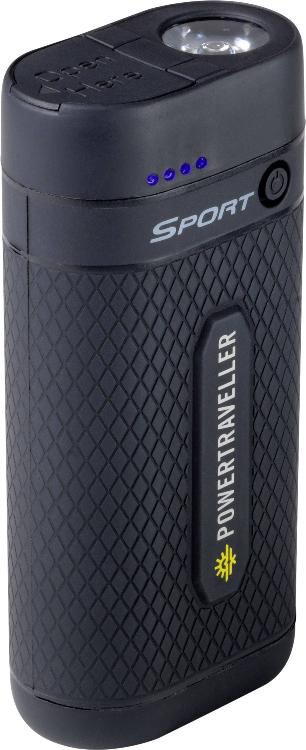 Power Traveller Sport 25 Power bank 6700 mAh Quick Charge Li-ion Black Outdoor, Torch, Status display-7