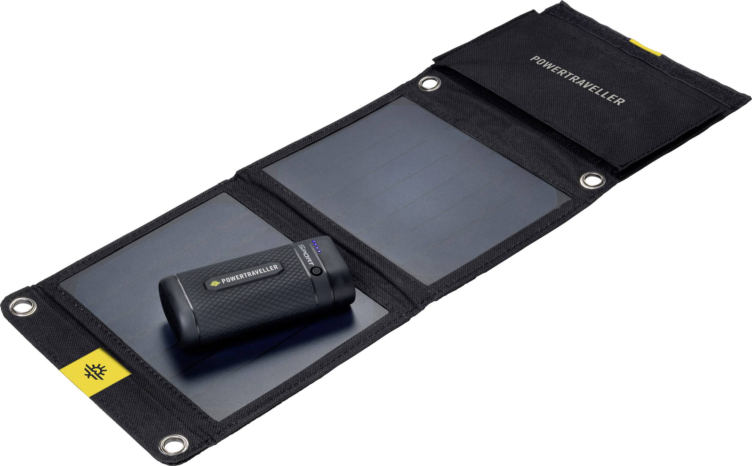 Power Traveller Powerbank Sport 25 Solar Kit PTL-SPK025 Solar charger Charging current (max.) 1400 mA 7 W 6700 mAh-2