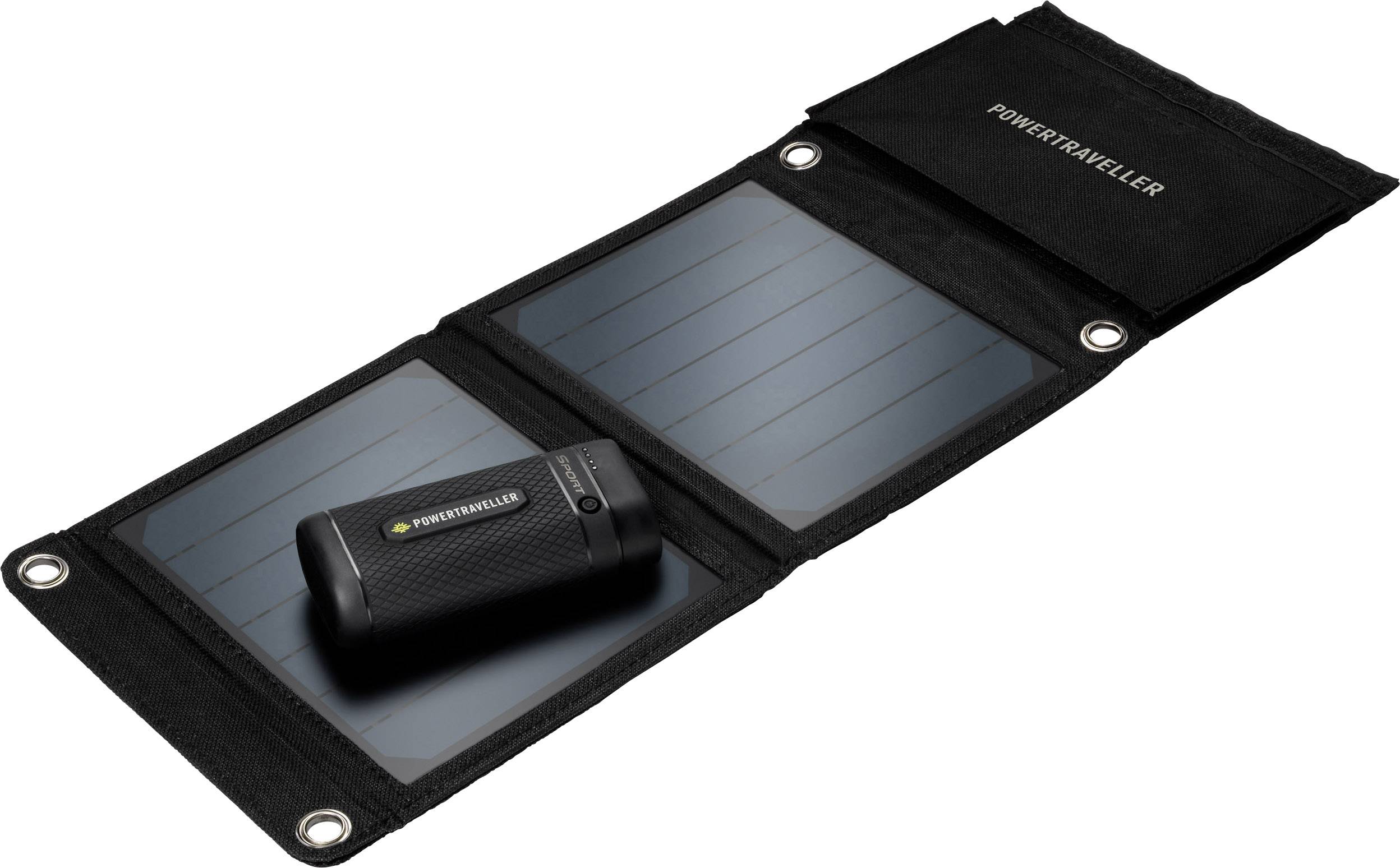 Power Traveller Powerbank Sport 25 Solar Kit PTL-SPK025 Solar charger Charging current (max.) 1400 mA 7 W 6700 mAh-3