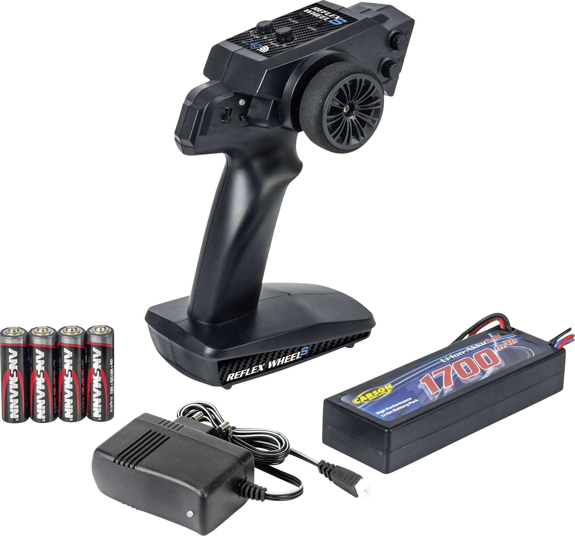 Carson Modellsport Street Rebel X10 Brushed 1:10 RC model car Electric Buggy RWD 100% RtR 2,4 GHz Incl. batteries and ch-6