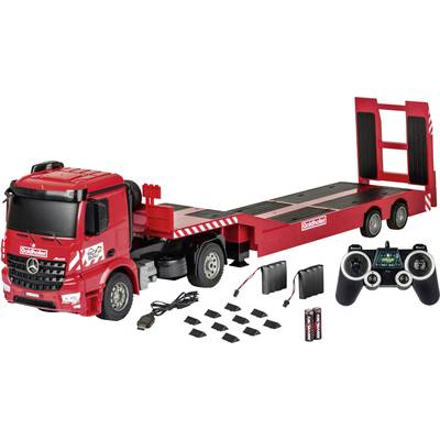 Carson RC Sport Arocs with goldhofer low loader 1:20 RC scale model for beginners HGV Incl. batteries and charger