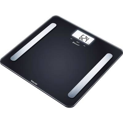 Beurer BF600 BLACK Smart bathroom scales Weight range=180 kg Black 