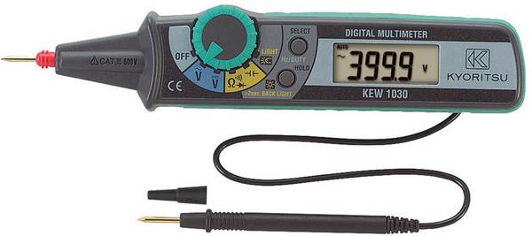 Kyoritsu KEW-1030 Handheld multimeter Digital CAT III 600 V