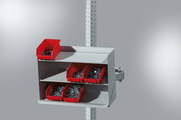 Manuflex  ZB3901.5021    Viewing boxes shelf RAL 5021 water blue    Water blue
