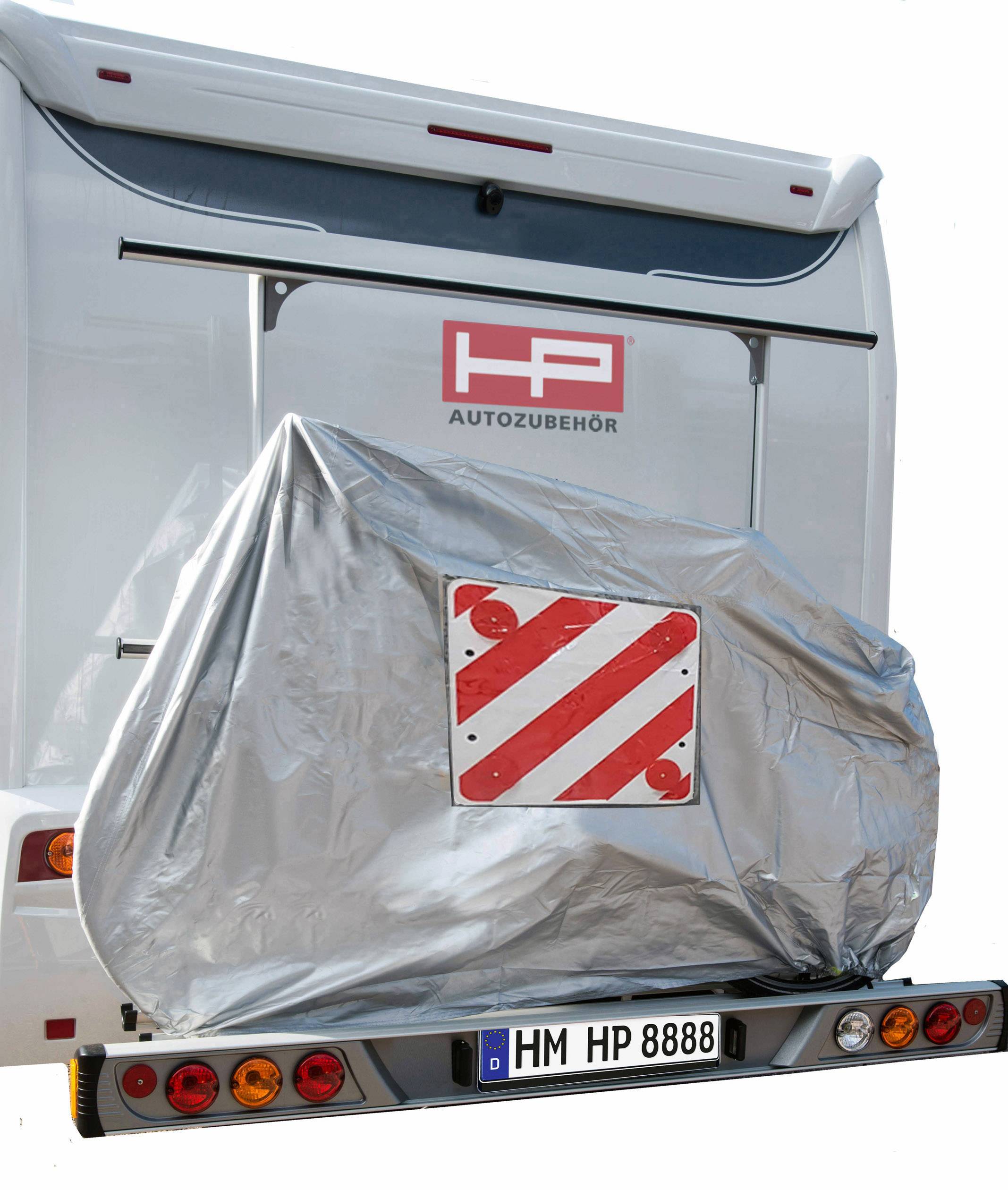 HP Autozubehoer 18158 Fahrradhuelle mit Warntafeltasche Bicycle cover (L x W x H) 100 x 198 x 139 cm Compatible with: Universal