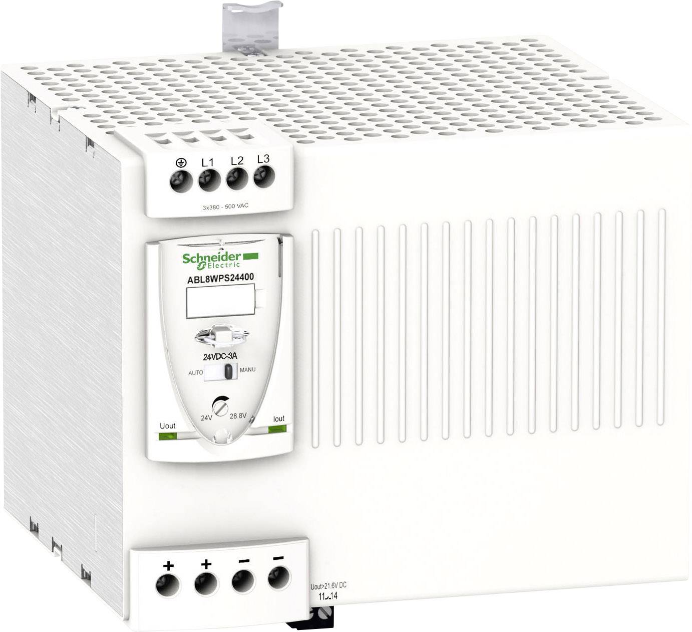 Image of Schneider Electric ABL8WPS24400 Rail mounted PSU (DIN) 40 A Content 1 pc(s)