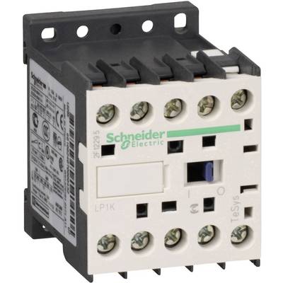 An electrical contactor from Schneider Electric, LP1K series. Used for controlling electrical circuits. Contains multiple terminals.