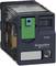 Schneider Electric relay with green lever, Model RXM. Used in electrical circuits for control and signal amplification.