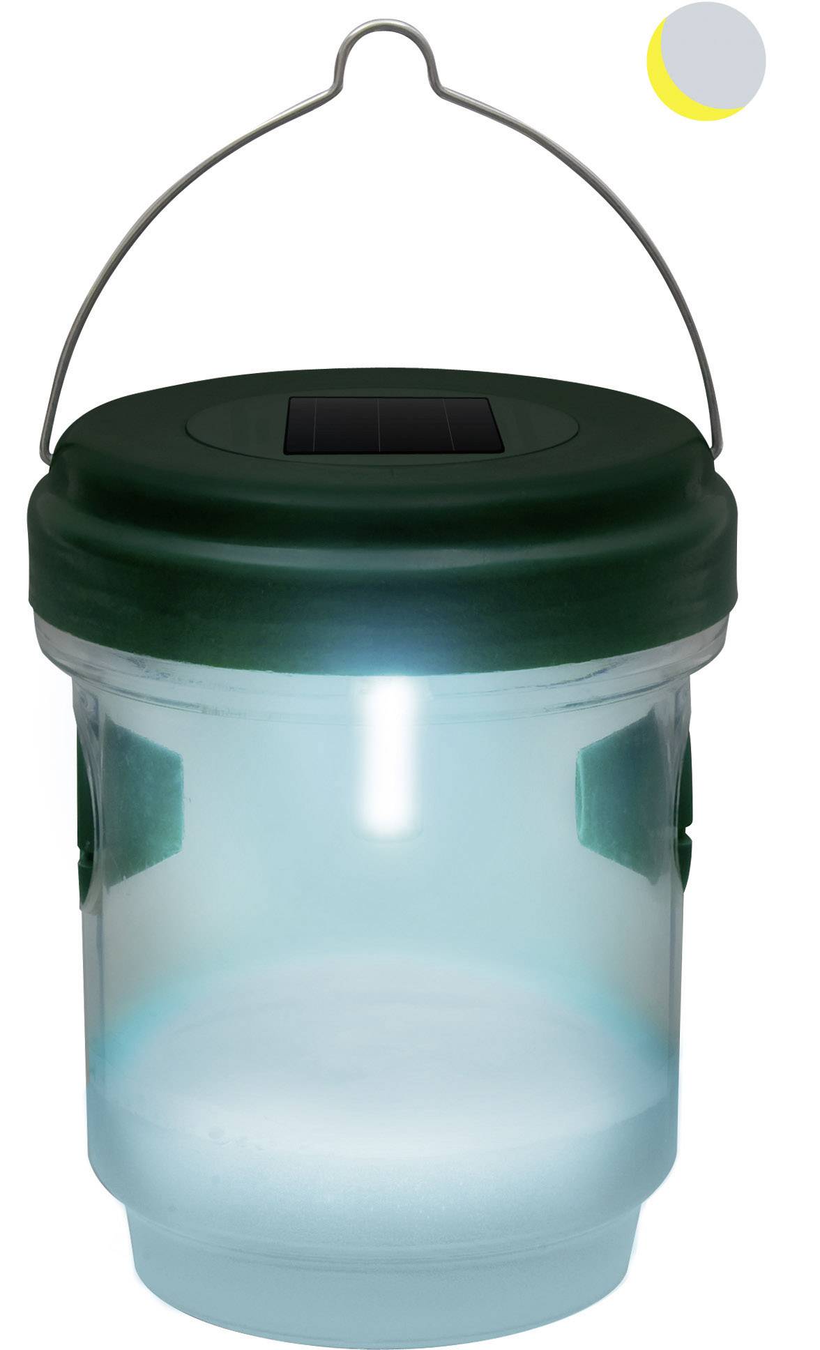 Gardigo 2in1 Solar-LED-Light 66643 Wasp trap Pheromone, LED light (Ø x H) 95 mm x 117 mm Green 1 pc(s)-11