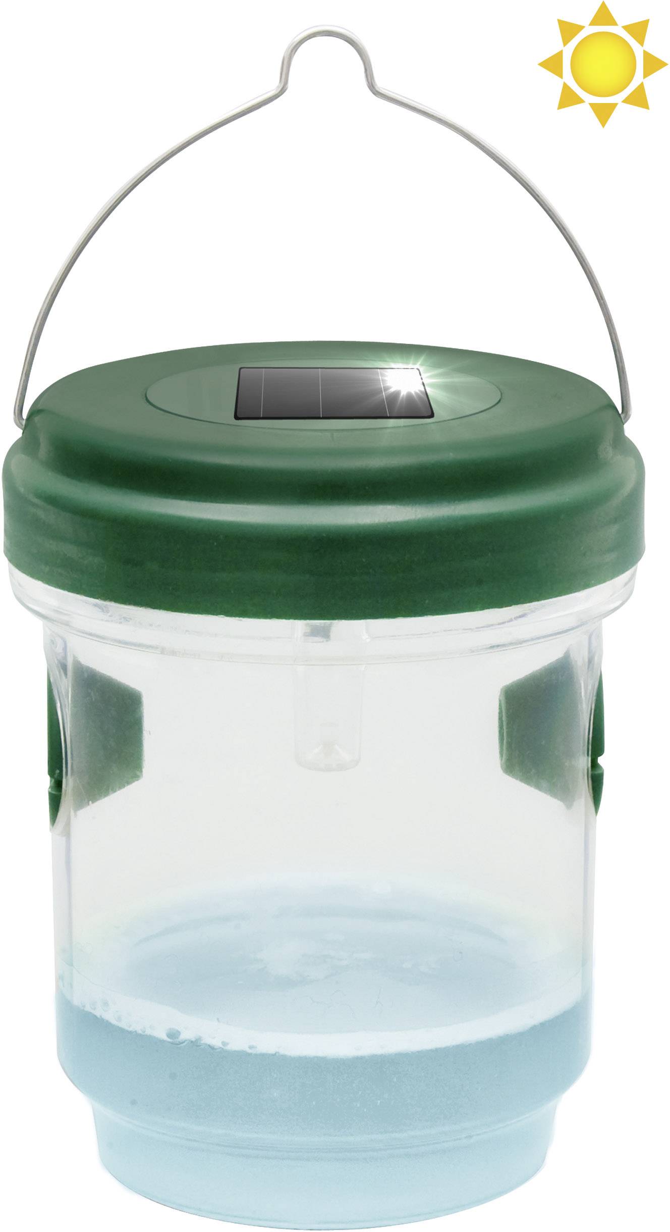 Gardigo 2in1 Solar-LED-Light 66643 Wasp trap Pheromone, LED light (Ø x H) 95 mm x 117 mm Green 1 pc(s)-12