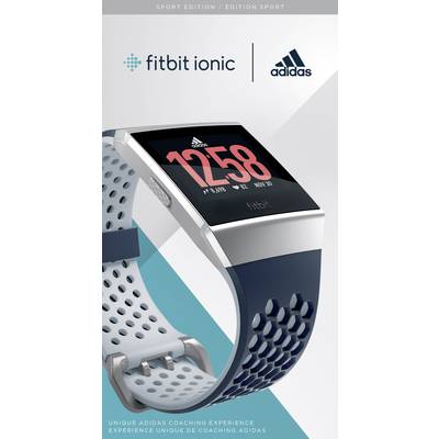   FitBit  Ionic adidas edition  Smartwatch          Blue ink, Ice grey