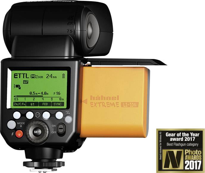 Flash Hähnel Fototechnik Modus 600RT Wireless Kit Compatible with=Fujifilm Guide no. for ISO 100 / 50mm=60-6