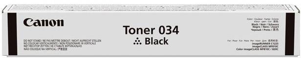 'Printer cartridge, Canon, Toner 034, Black.'