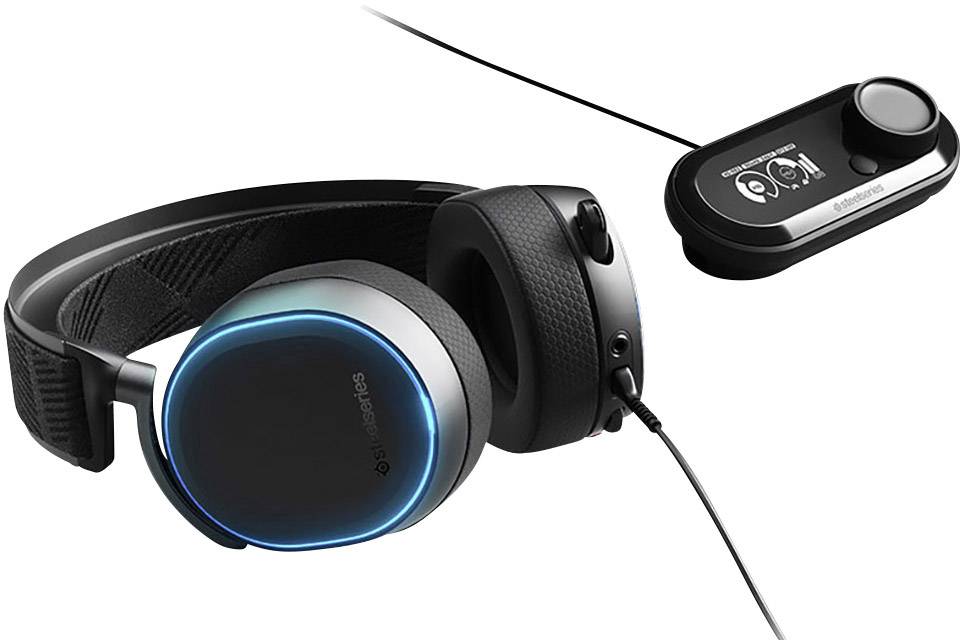 Steelseries Arctis Pro + GameDAC Over-ear headset Corded (1075100) Stereo Black Microphone noise cancelling, Noise cance-1
