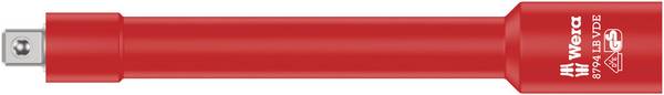 Wera 8794 SB VDE Zyklop 05004965001 Bit extension bar 10 mm 3/8 inch Drive (screwdriver) 3/8" (10 mm) 166 mm 1 pc(s)