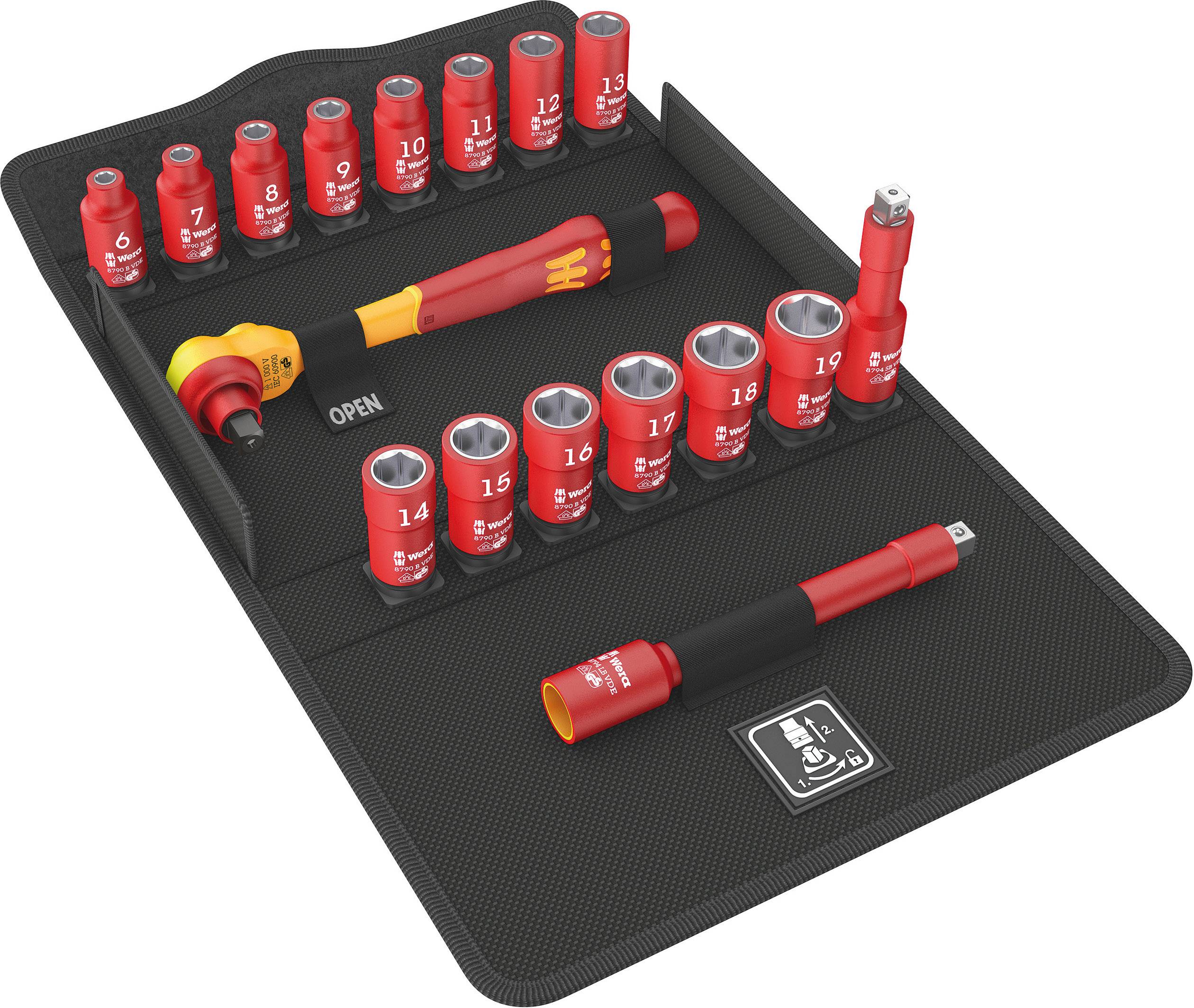 Wera 8100 SB VDE 1 Zyklop Bit set Metric 3/8 (10 mm) 05004970001