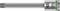 A silver screwdriver bit with a green ring, marked with '4.5 Wera 8767B Torx'. Suitable for Torx screws.