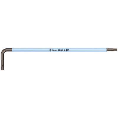 Wera L-shaped Torx key, size T8, suitable for screws with Torx profile, with a light-coloured handle and dark shaft.