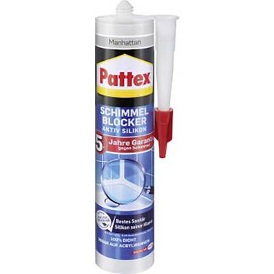 Pattex Perfektes Bad Schimmel Blocker Silicone Factory colour Manhatten PFSBM 300 ml