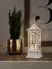Konstsmide 4365-200 LED lantern Snowmen Warm white LED (monochrome) White snow-covered, water-filled, Timer, incl. switch