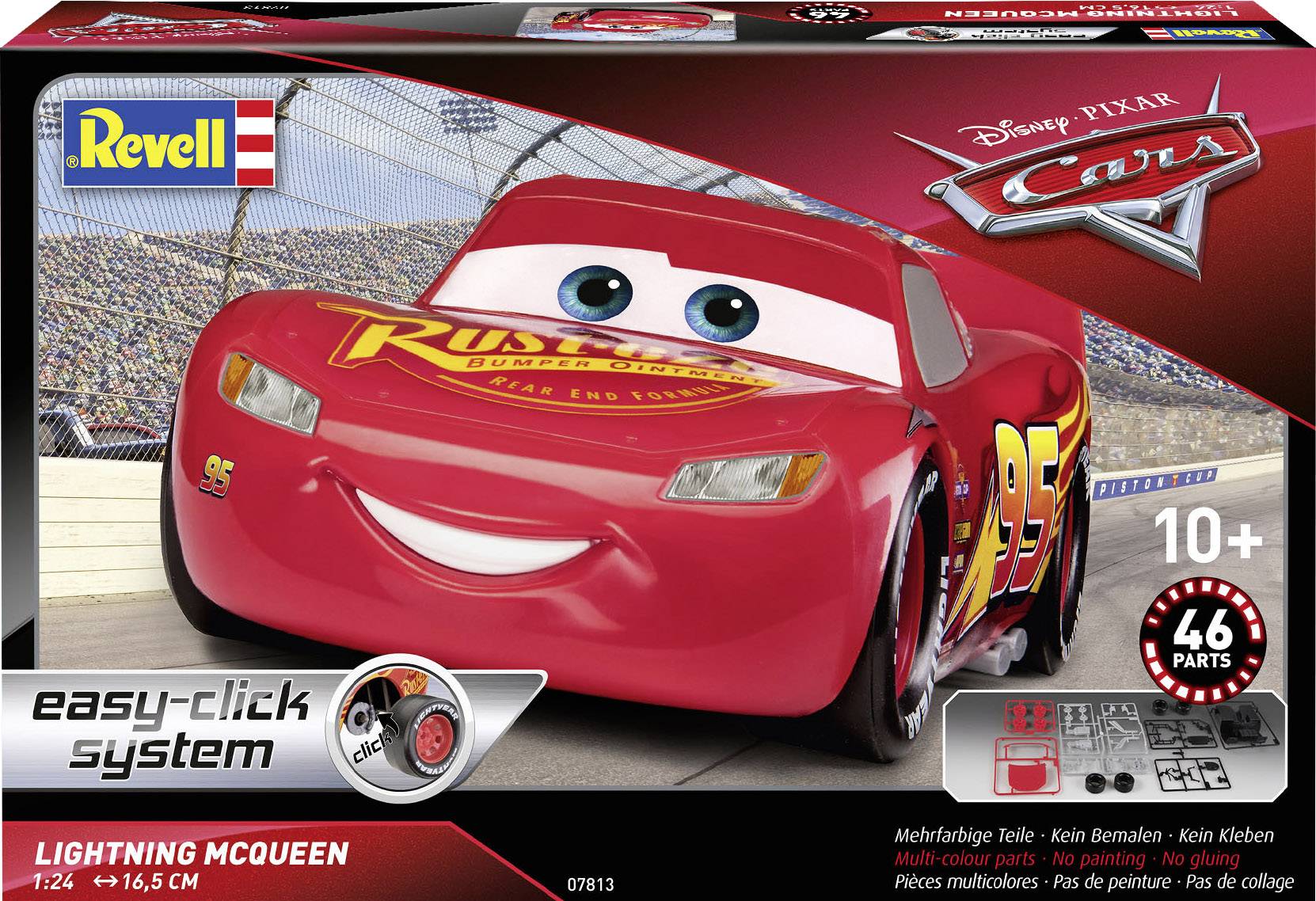 Revell 07813 Lightning McQueen Model car assembly kit 1:24-3