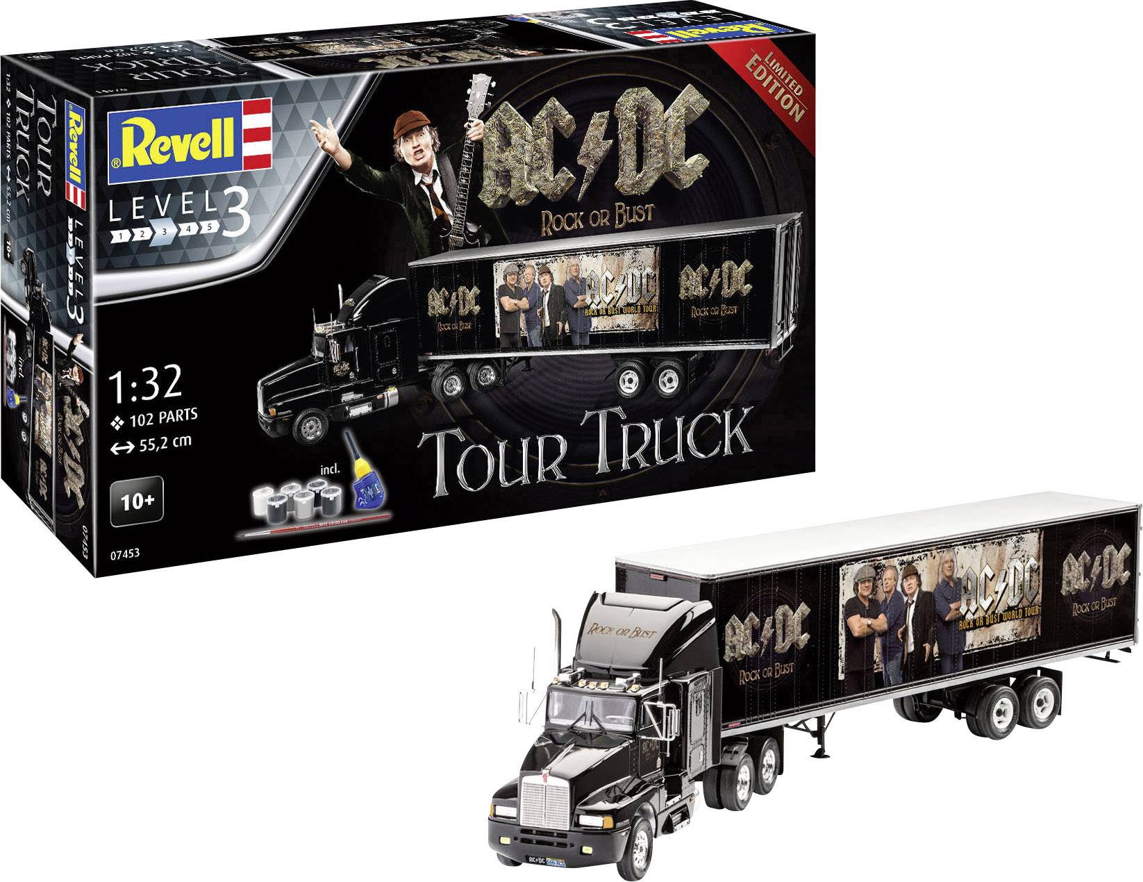 Revell 07453 "AC/DC" Tour Truck Model car assembly kit 1:32-2