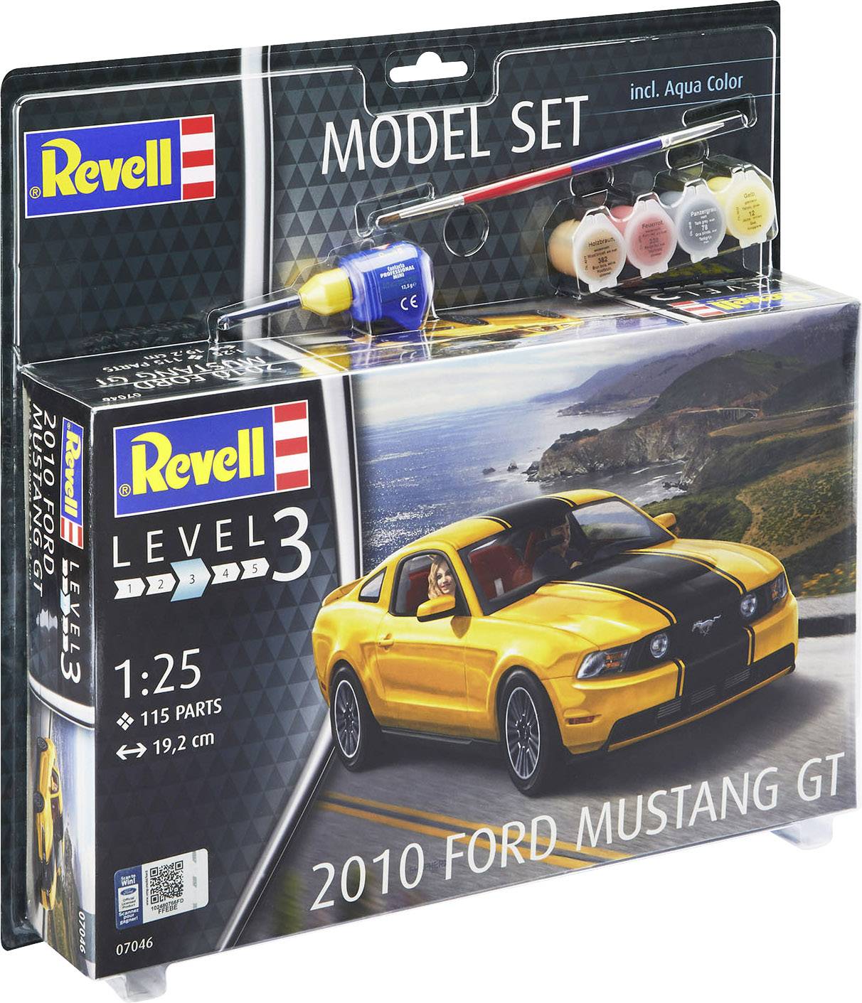 Revell 67046 2010 Ford Mustang GT Model car assembly kit 1:25-2