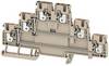 Weidmüller 2428540000 Triple port continuity 5.1 mm Pull spring Beige 25 pc(s)