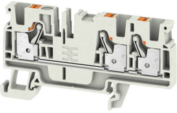 Weidmüller 2051460000 Continuity 6.10 mm Pull spring Light grey 50 pc(s)