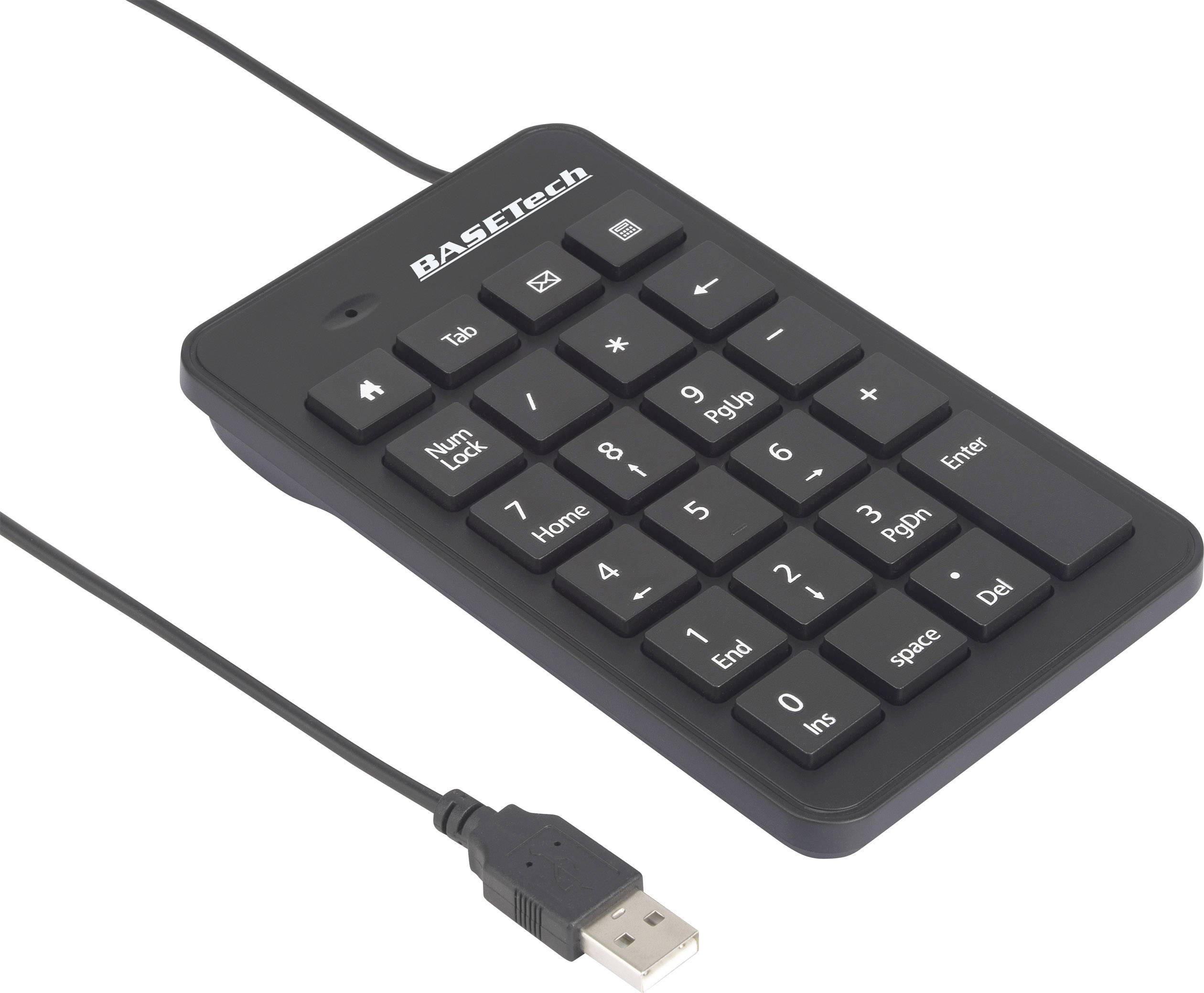 Basetech BT-USB-NUMB1 USB Numeric keypad Black | Conrad.com