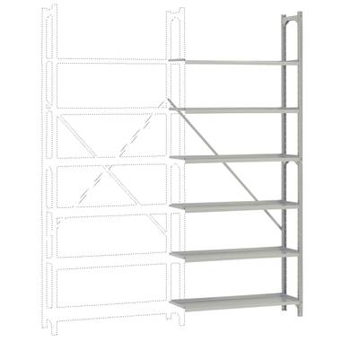 Manuflex RA2062 Shelf unit frame (W x H x D) 900 x 2250 x 300 mm   Galvanized 