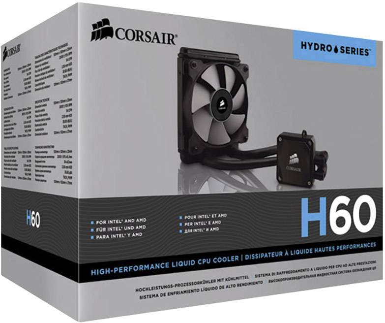 dercomputerladen Upgrade Corsair CPU Wasserkühlung Hydro Series H60 2nd Gen inkl Einbau in Ihr PC-System Neukauf eines unserer PC-Systeme 