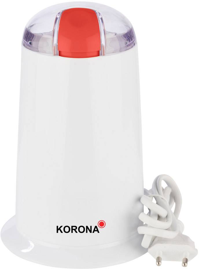 Korona 26010 Bean grinder White, Red Stainless steel |