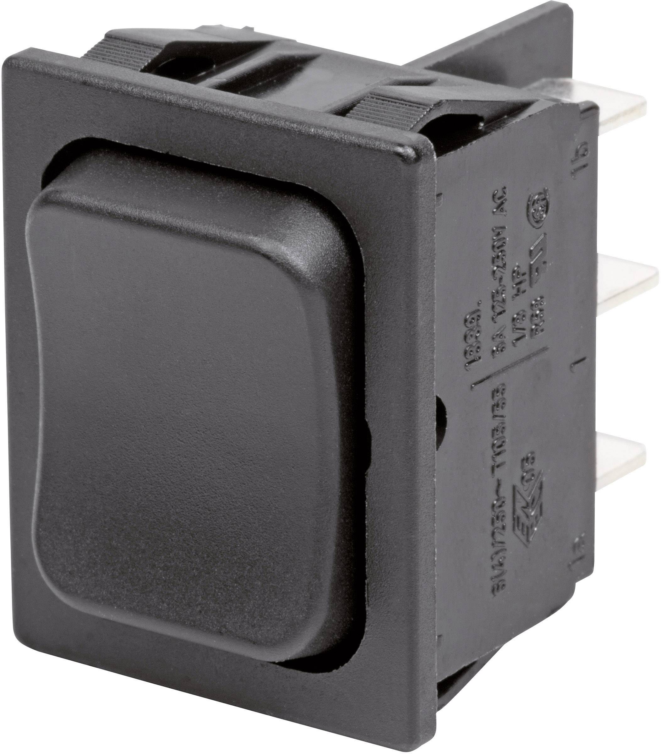 Marquardt 1839.3512 Toggle switch 1839.3512 250 V AC 16 A 1 x On/Off/On IP40 latch/0/latch 1 pc(s)