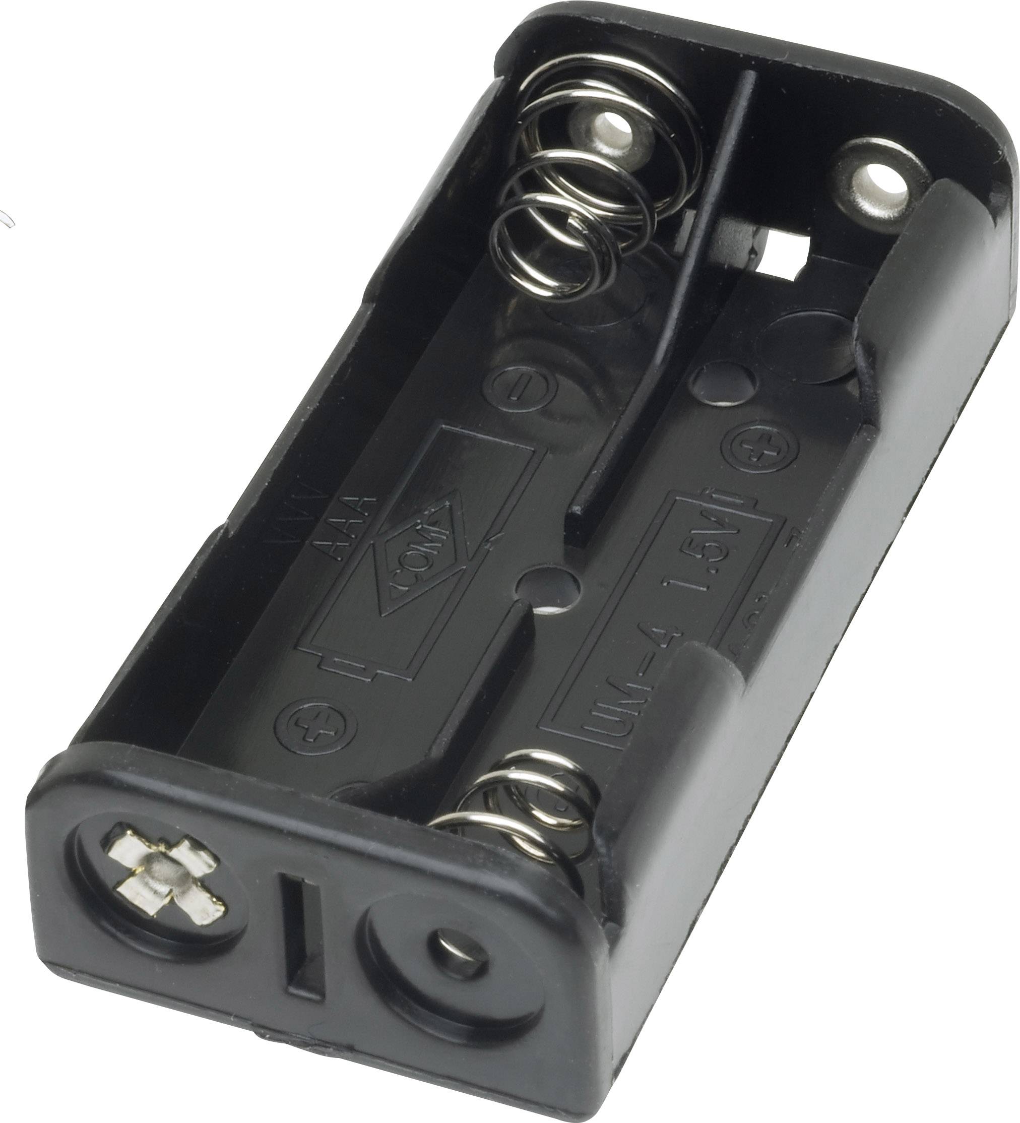 Battery tray 2x AAA Solder lug | Conrad.com