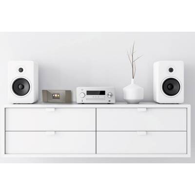 Albrecht DR 463 Internet radio adapter DAB+, FM, Internet Bluetooth, DLNA, Wi-Fi, Internet radio DLNA-compatible Silver-3