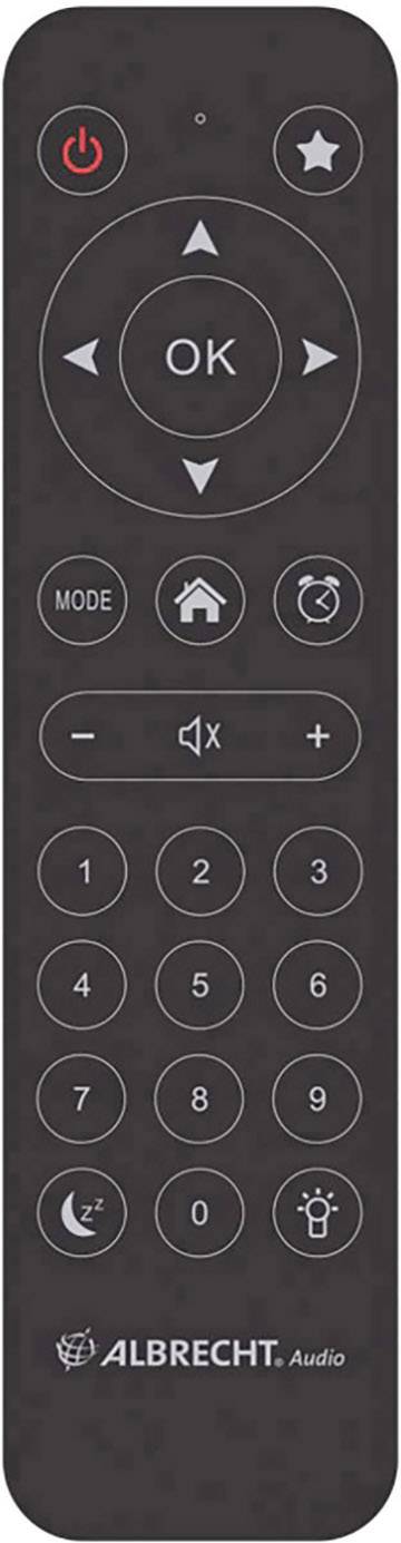 Albrecht DR 463 Internet radio adapter DAB+, FM, Internet Bluetooth, DLNA, Wi-Fi, Internet radio DLNA-compatible Silver-4
