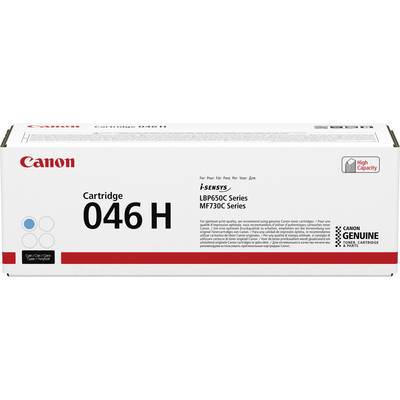 'Canon Cartridge 046 H' for LBP650C and MF730C Series, high capacity. Packaging in white with text fields and brand logos.