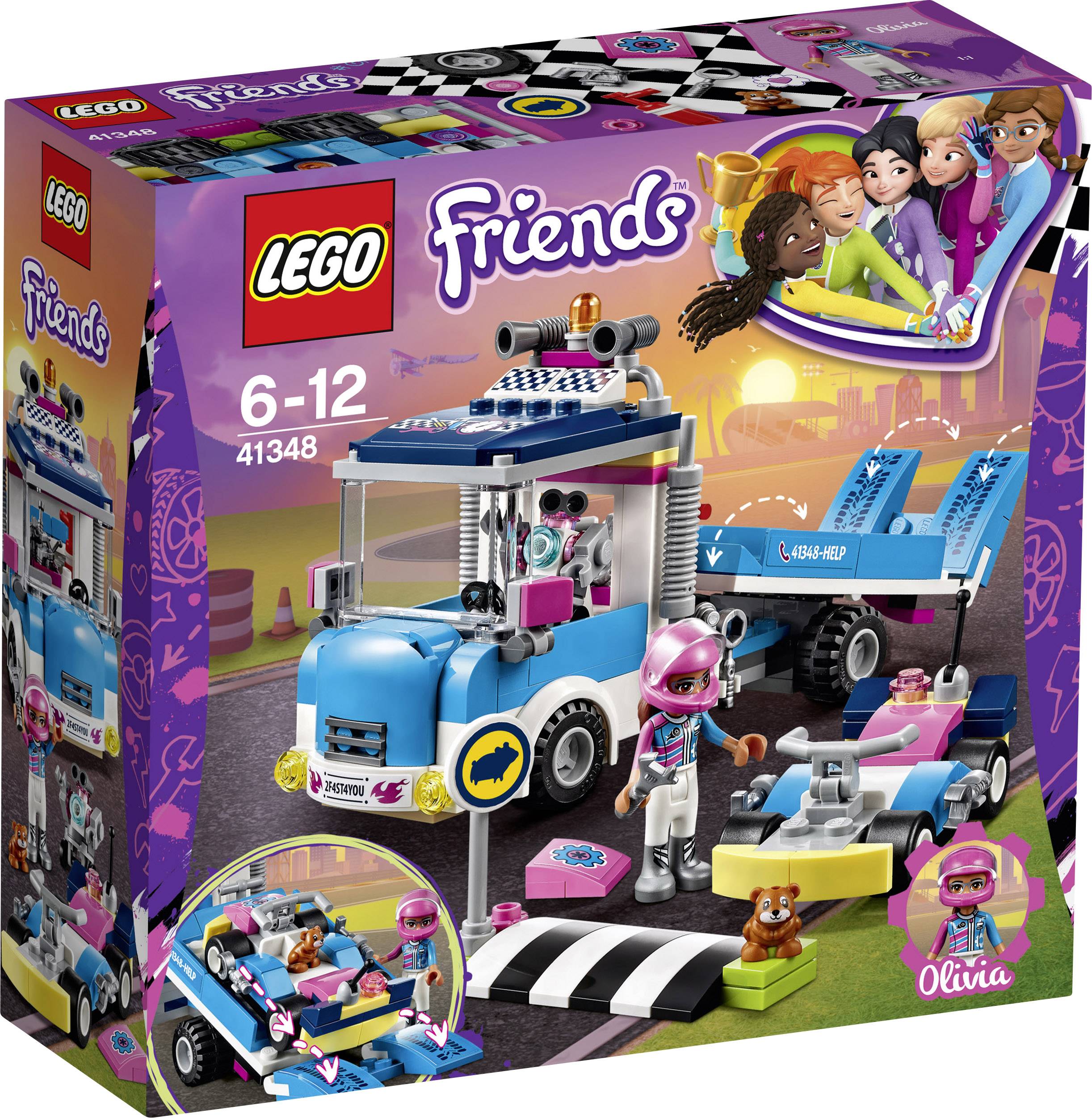 lego friends tow truck