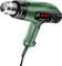 Green and black heat gun in 'Bosch UniversalHeat 600' design, ergonomically shaped, electrically operated.