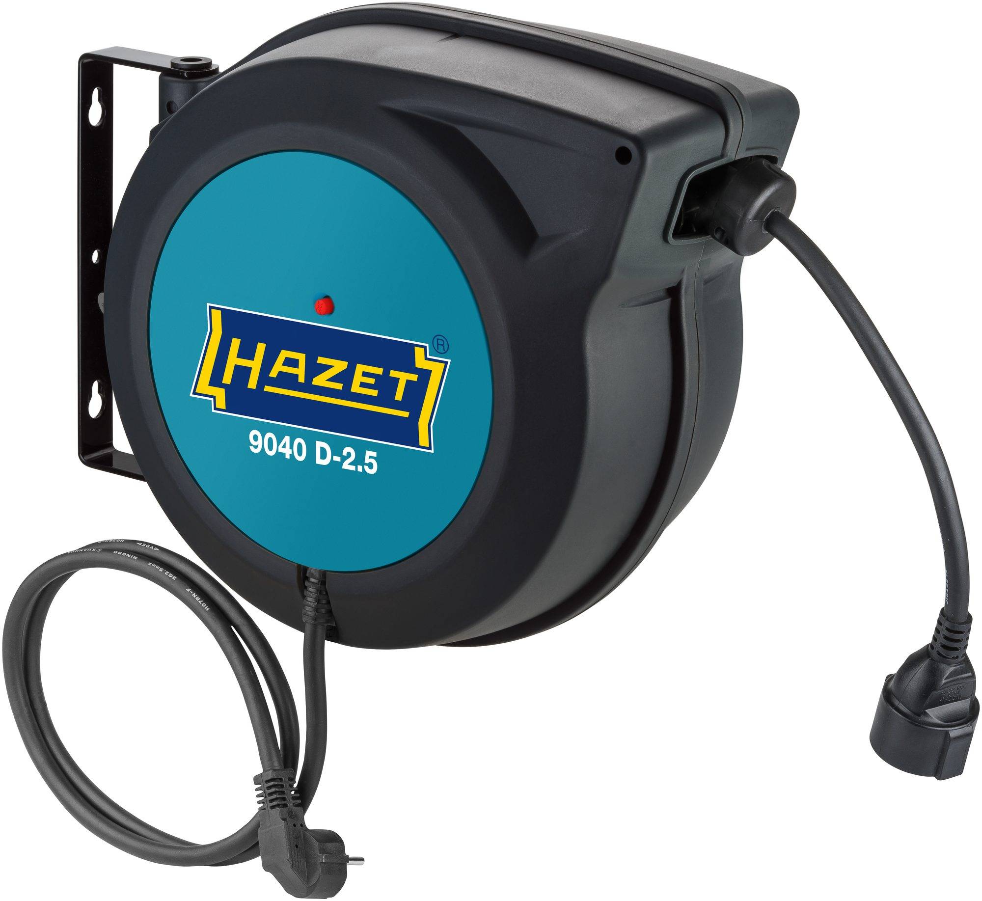 Hazet 9040D-2.5 Wall-mounted cable reel
