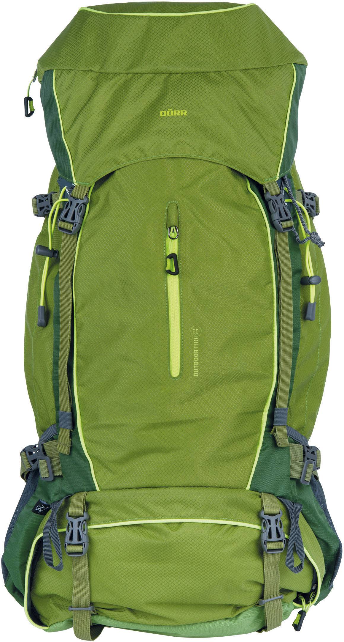 DÖRR Backpack Outdoor Pro 65 + Pro 15 65 l (W x H x D) 350 x 750 x 250 mm Green 464016