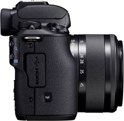 Canon Eos M50 Ef M 15 45 Kit System Camera Ef M 15 45 Mm Is Stm Casing Body Battery Standard Zoom Lens 24 1 Mp Black Conrad Com