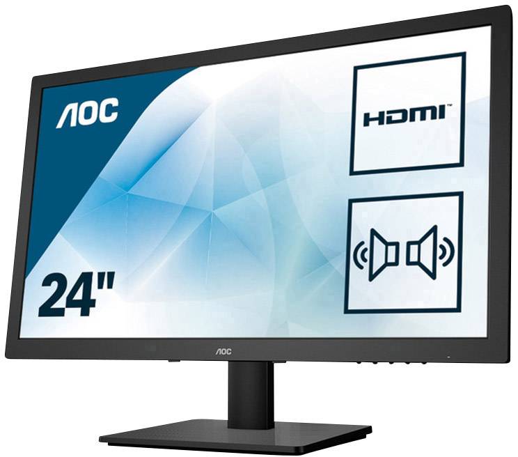 AOC E2475SWJ LED 59.9 cm (23.6 inch) EEC A (A+ – F) 1920 x 1080 p Full HD 1 ms HDMI™, VGA, DVI, Headphone jack (3.5 mm) TN LED