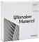 Packaging for the Ultimaker CPE+ material reel, transparent. Specifications: Diameter 2.85 mm, Weight 750 g, Print temperature 250-280 °C.