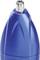 Blue nose hair trimmer with metallic cutting head, suitable for removing nose hair.