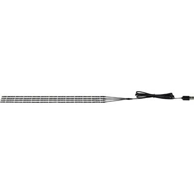 'Decorative LED light strip with black cable; suitable for decorative lighting.'