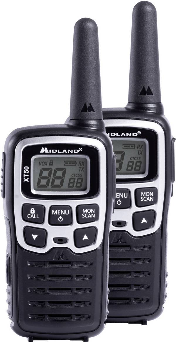 Midland XT50 C1178 PMR handheld transceiver 2-piece set