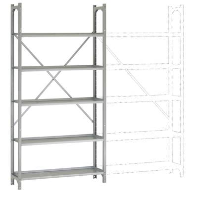 Manuflex RA2051 Shelf unit frame (W x H x D) 900 x 1900 x 300 mm   Galvanized 