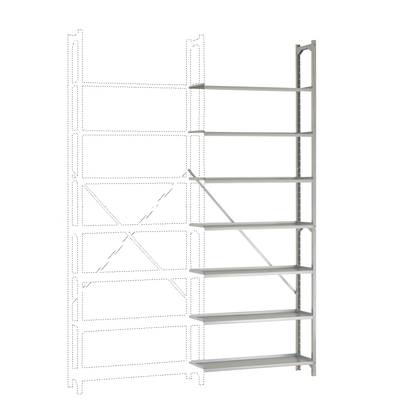 Manuflex RA2072 Shelf unit frame (W x H x D) 900 x 2600 x 300 mm   Galvanized 